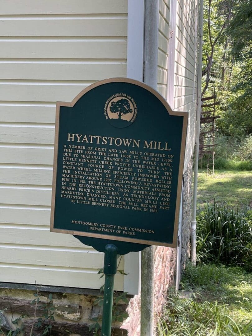 Start of Frederick MD Bike Trails