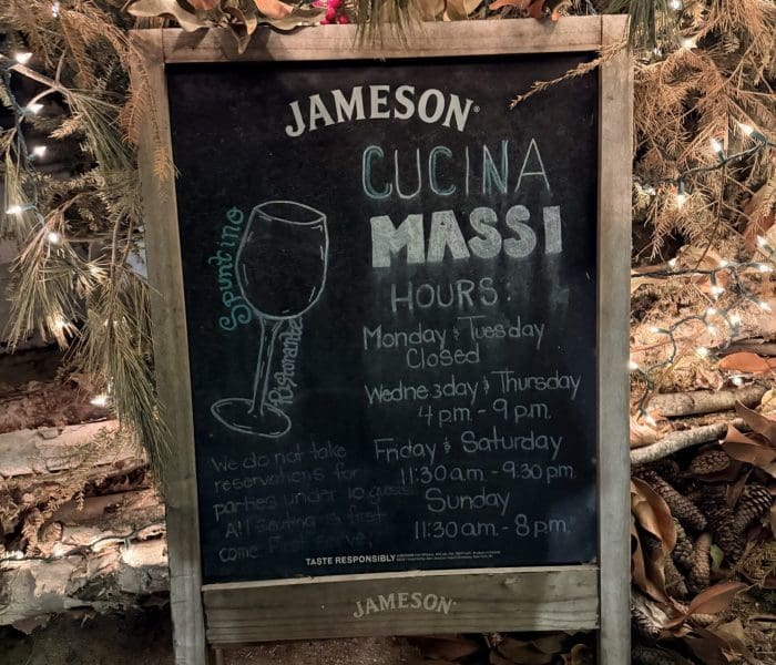 Cucina-massi-menu-display